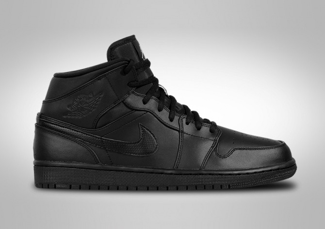 NIKE AIR JORDAN 1 RETRO MID BLACK