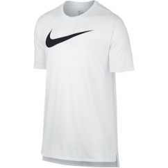 NIKE BACKBOARD DROPTAIL TEE WHITE/BLACK