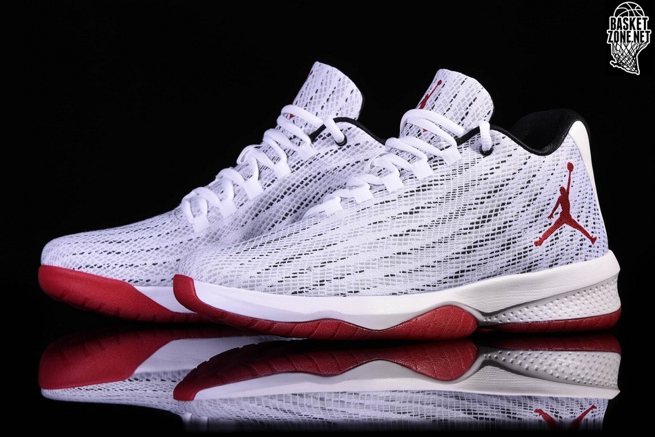 Parity \u003e jordan b fly white and red, Up 