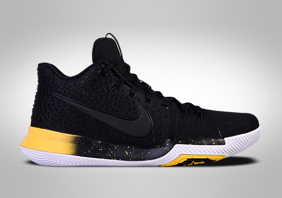 kyrie 3 black and yellow