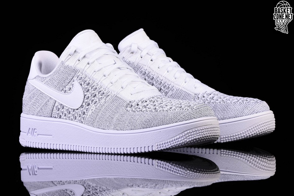 air force one flyknit grey