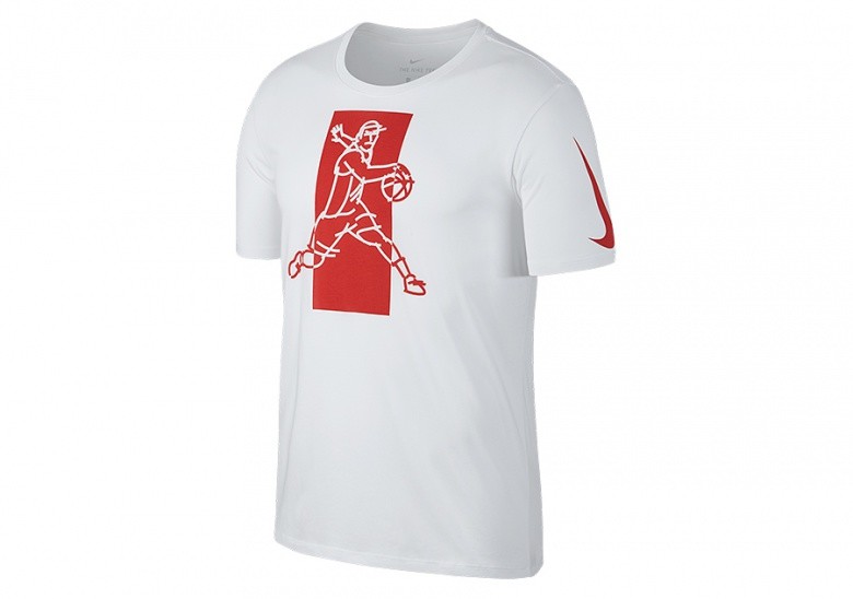 NIKE DRY KYRIE FAMOUS TEE WHITE