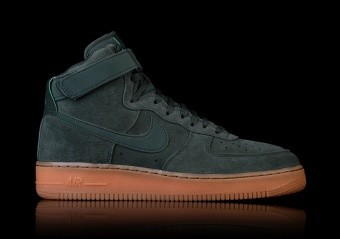 NIKE AIR FORCE 1 HIGH '07 LV8 SUEDE GREEN