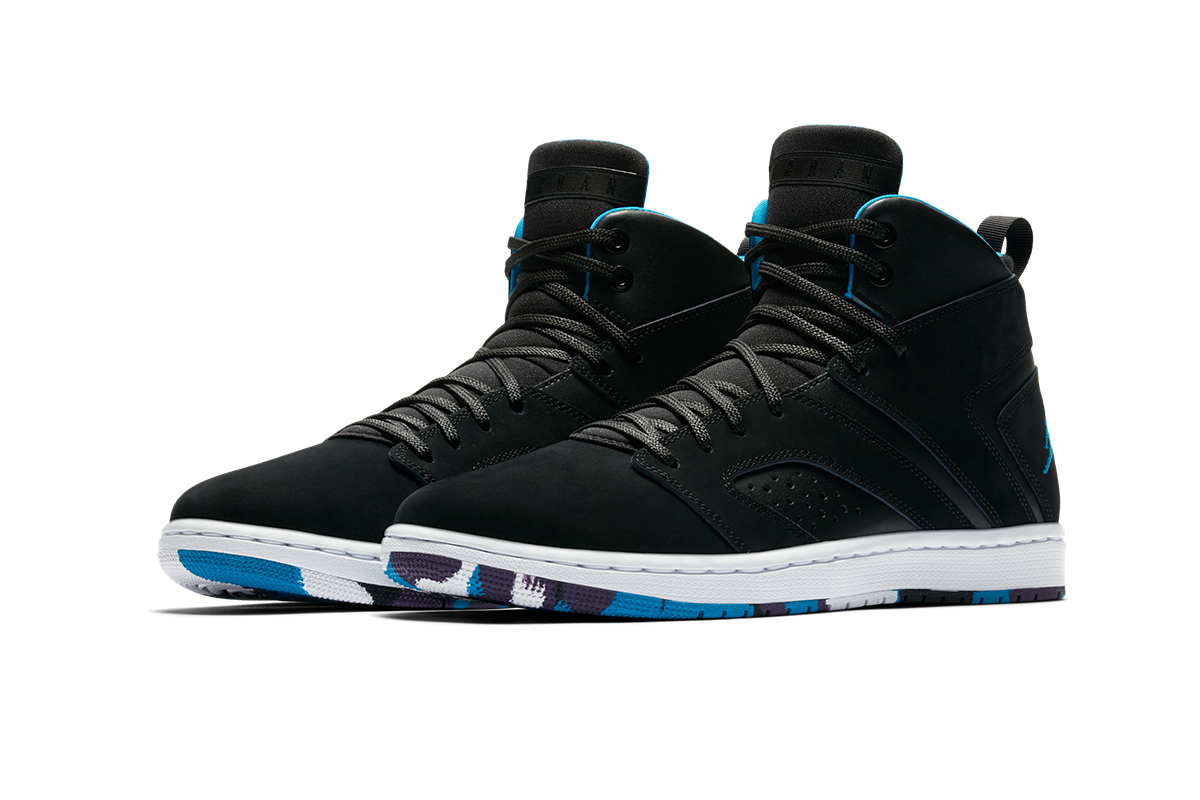 NIKE AIR JORDAN FLIGHT LEGEND BLACK BLUE