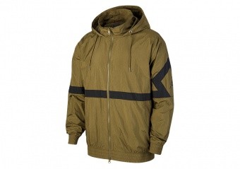 NIKE AIR JORDAN SPORTSWEAR DIAMOND TRACK JACKET OLIVE CANVAS