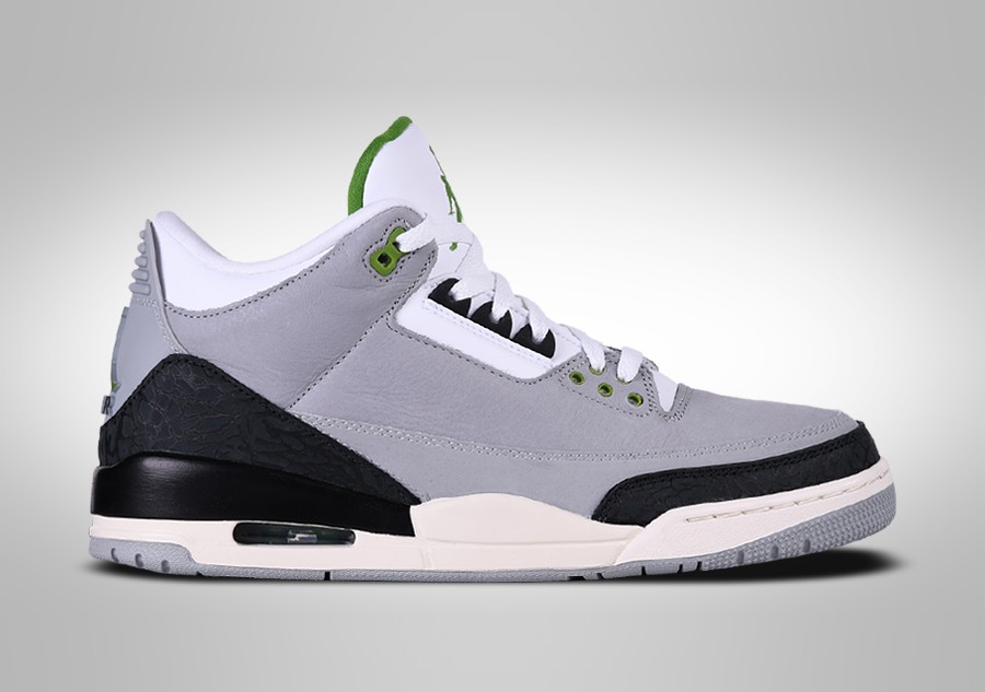 NIKE AIR JORDAN 3 RETRO CHLOROPHYLL TINKER price 287.50 Basketzone