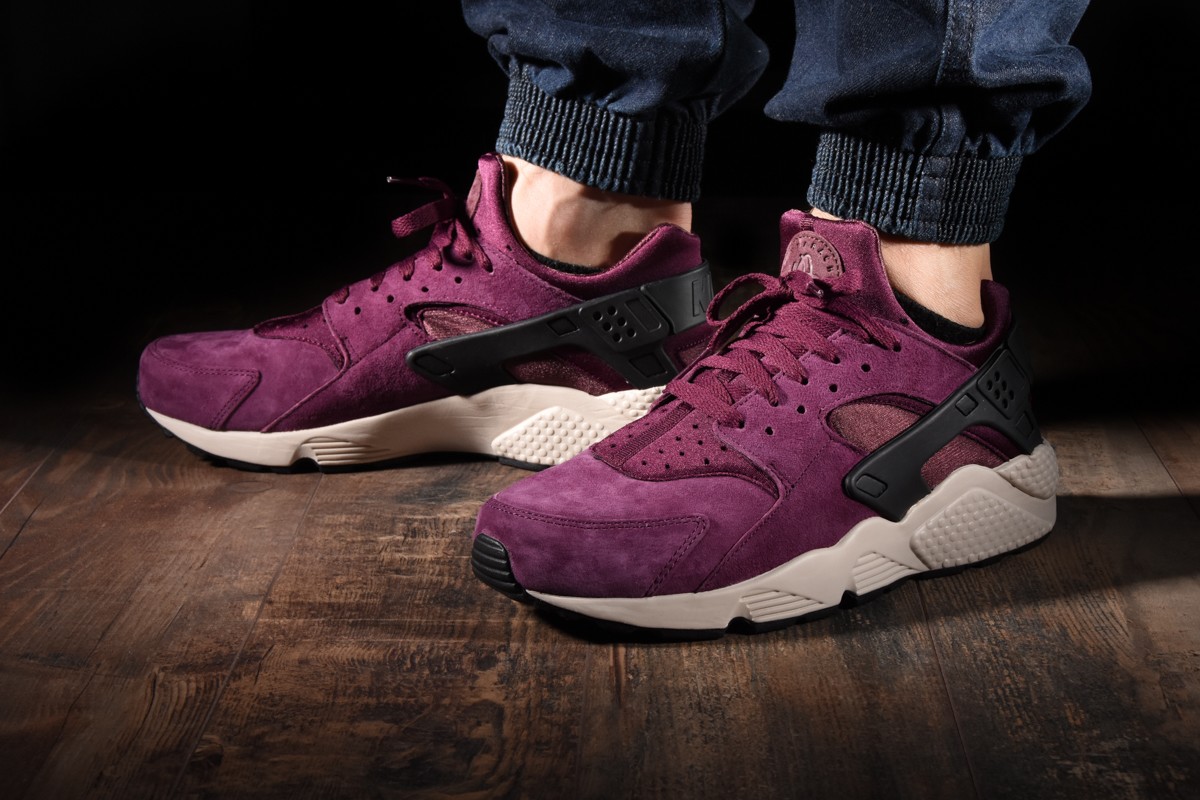 NIKE AIR HUARACHE RUN PRM BORDEAUX