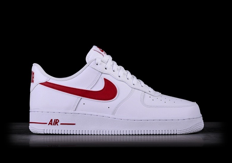 air force 1 07 white and red