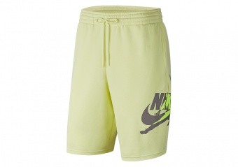 green and yellow jordan shorts