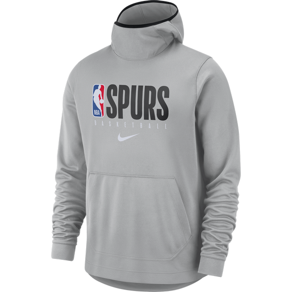 NIKE NBA SAN ANTONIO SPURS SPOTLIGHT PULLOVER HOODIE FLT SILVER