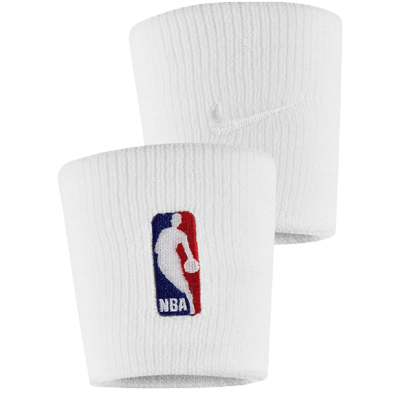 NIKE NBA WRISTBANDS WHITE