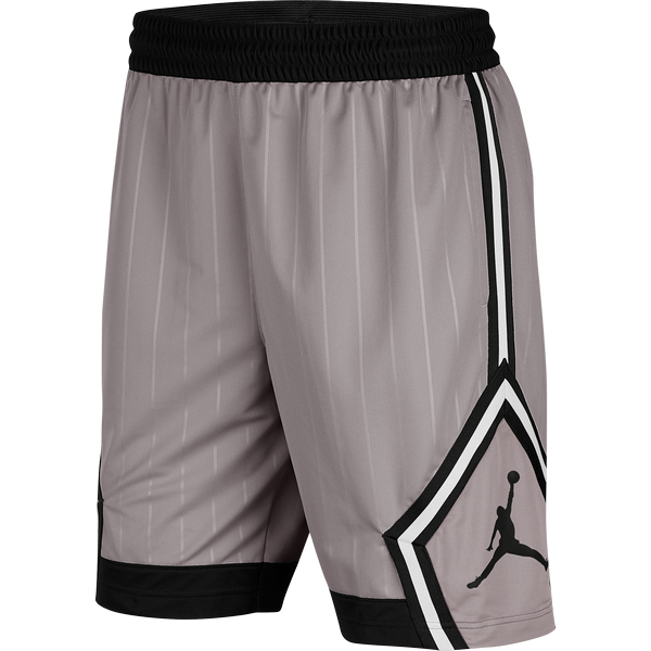 NIKE AIR JORDAN JUMPMAN DIAMOND STRIPED SHORTS ATMOSPHERE GREY
