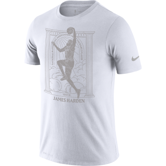 NIKE NBA JAMES HARDEN MVP DRI-FIT TEE WHITE