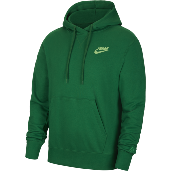 NIKE GIANNIS FREAK PULLOVER HOODIE PINE GREEN