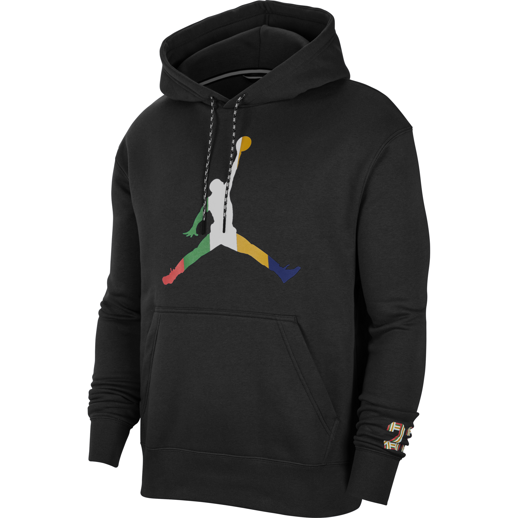 NIKE AIR JORDAN SPORT DNA HBR FLEECE PULLOVER HOODIE BLACK