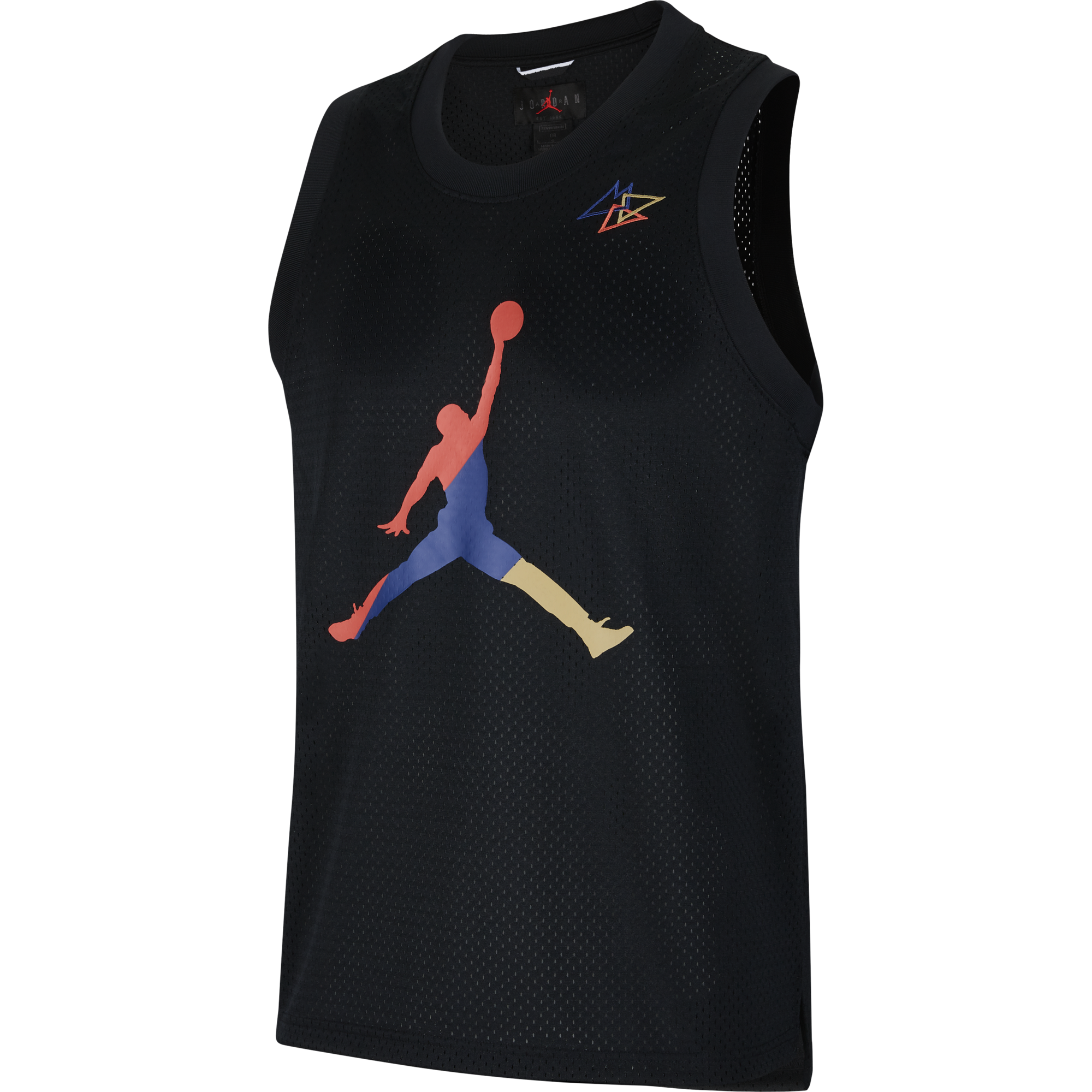 NIKE AIR JORDAN SPORT DNA HBR JERSEY BLACK