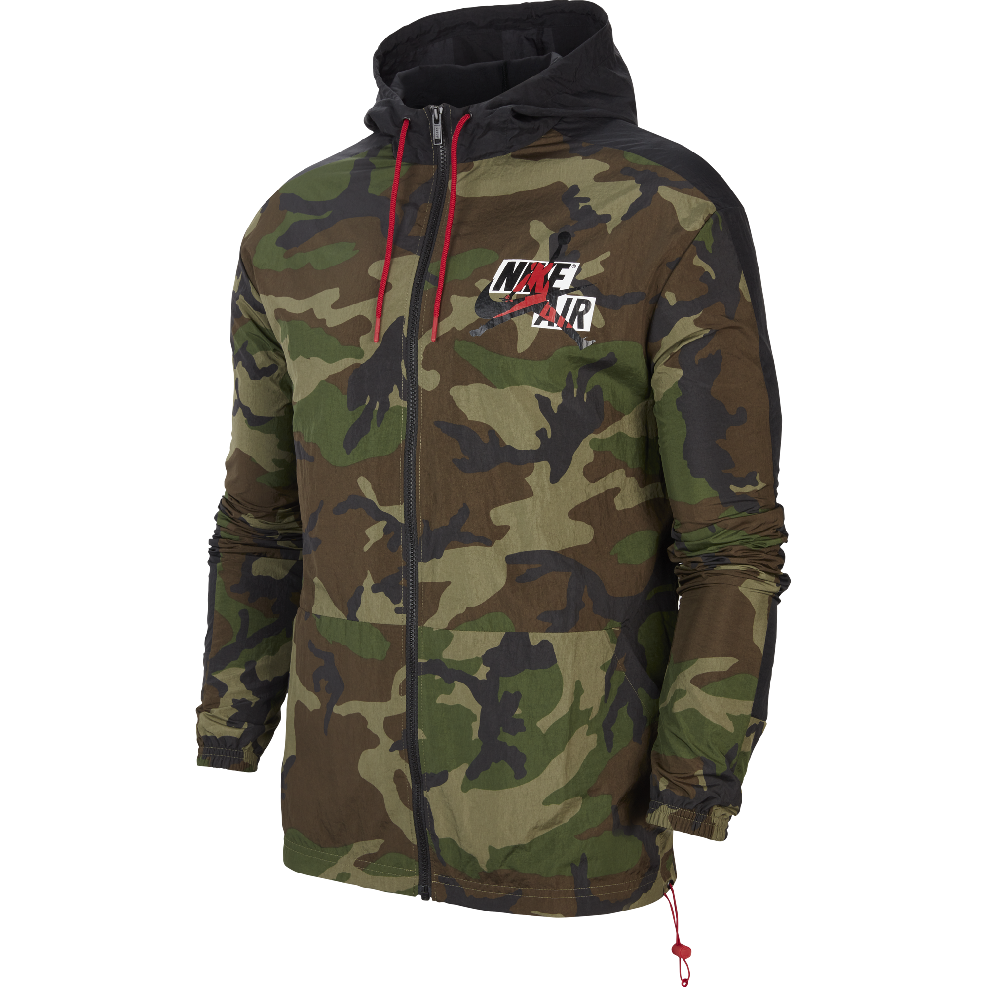 camo windbreaker