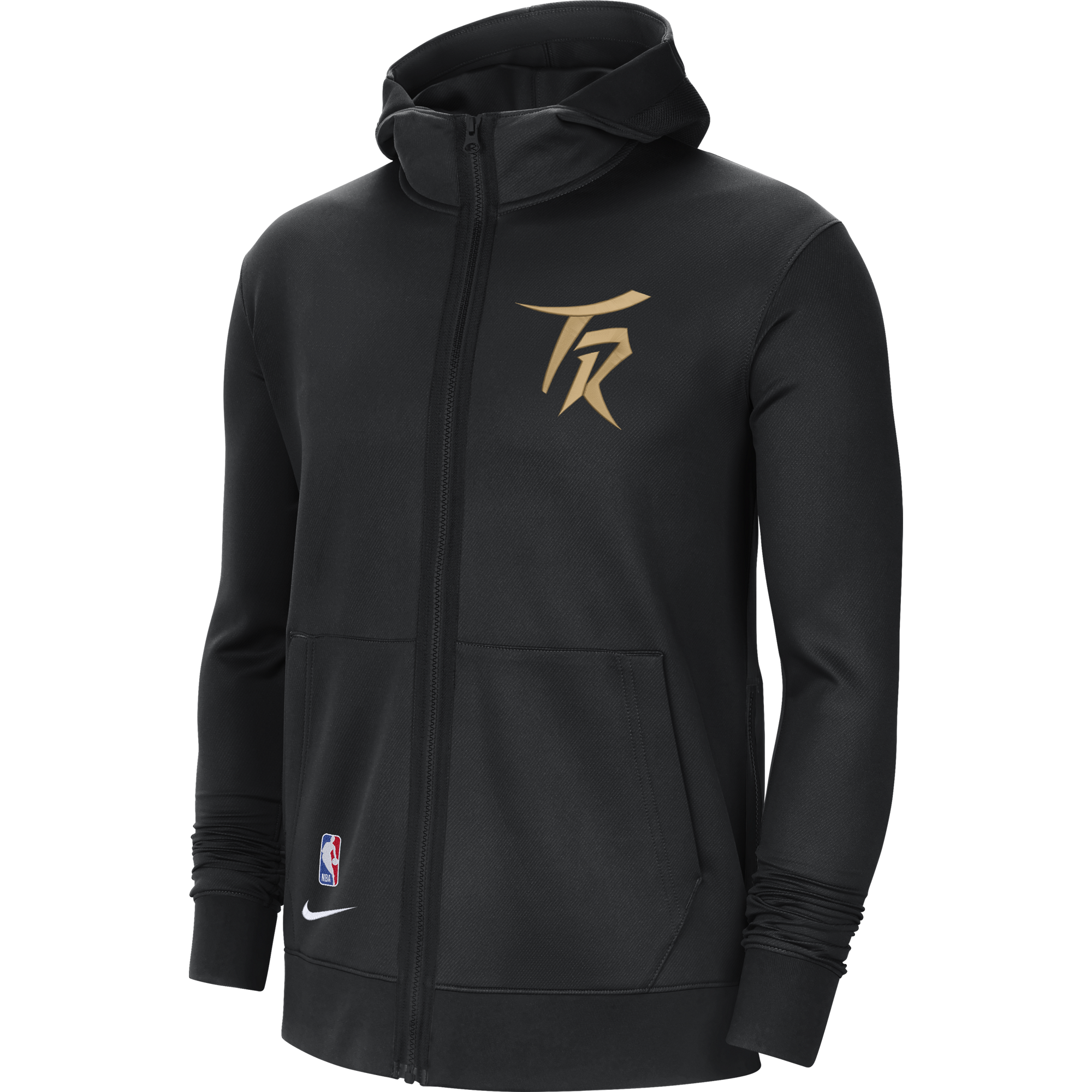 NIKE NBA TORONTO RAPTORS SHOWTIME CITY EDITION THERMA FLEX HOODIE BLACK
