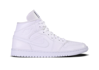 NIKE AIR JORDAN 1 RETRO MID WMNS WHITE SNAKESKIN