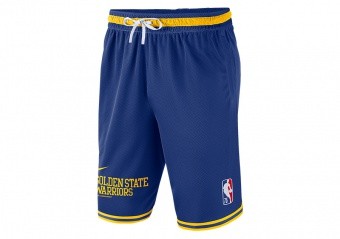 NIKE NBA GOLDEN STATE WARRIORS SHORTS DNA COURTSIDE 75 RUSH BLUE