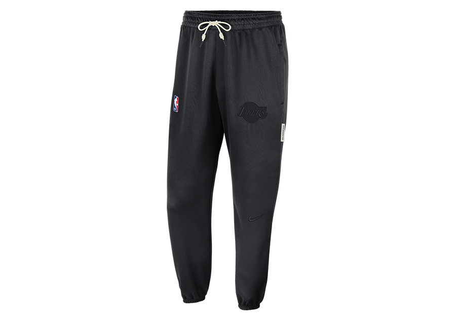 NIKE NBA LOS ANGELES LAKERS DRI-FIT STANDARD ISSUE PANTS BLACK