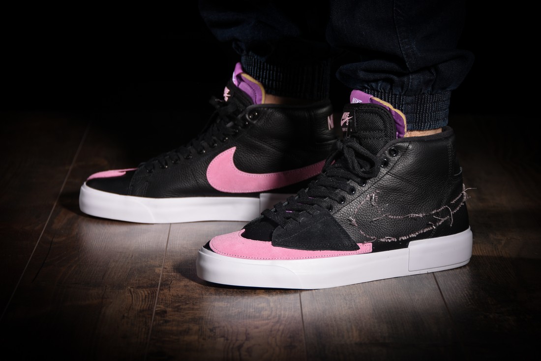 NIKE BLAZER MID SB ZOOM EDGE BLACK PURPLE NEBULA