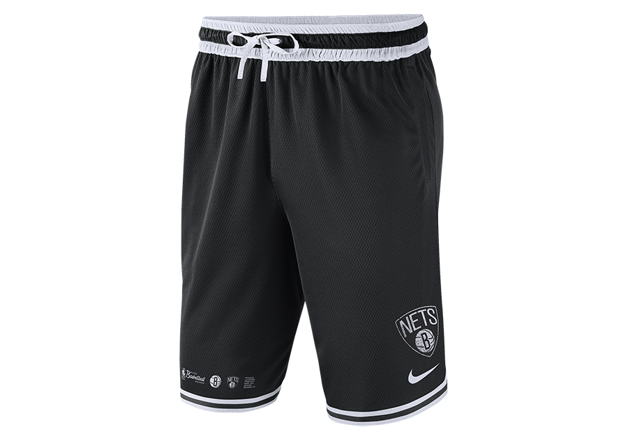 NIKE NBA BROOKLYN NETS DNA TEAM SHORTS BLACK