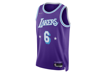 NIKE LA Lakers Lebron James 2019 City Edition Showtime Jersey Mens 3XL  Purple
