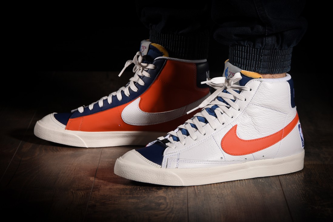 NIKE BLAZER MID '77 RETRO NBA 75th ANNIVERSARY MULTICOLOR