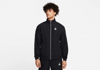 NIKE AIR JORDAN ESSENTIAL STATEMENT WARMUP JACKET BLACK