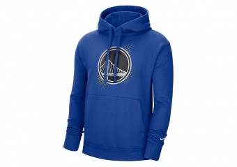 NIKE NBA GOLDEN STATE WARRIORS FLEECE ESSENTIAL HOODIE RUSH BLUE