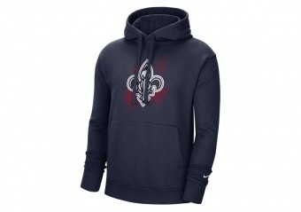 NIKE NBA NEW ORLEANS PELICANS FLEECE ESSENTIAL HOODIE COLLEGE NAVY