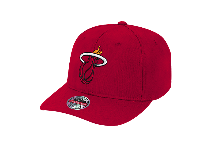 MITCHELL & NESS TEAM GROUND REDLINE SNAPBACK MIAMI HEAT