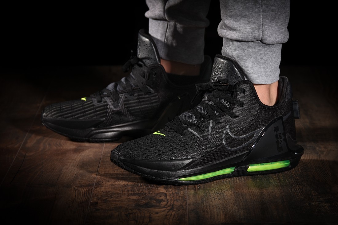 NIKE LEBRON WITNESS VI BLACK GREEN NEON