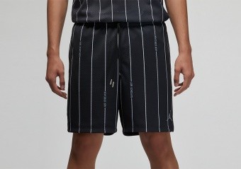 NIKE AIR JORDAN ESSENTIALS PRINTED SHORTS BLACK