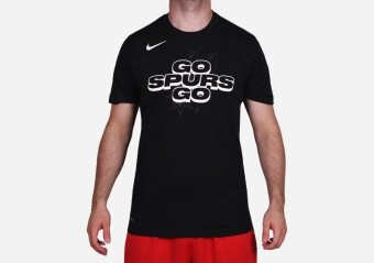 NIKE NBA SAN ANTONIO SPURS MANTRA DRI-FIT TEE BLACK