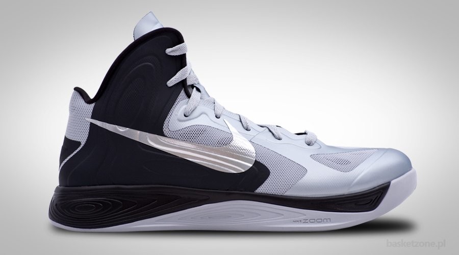 NIKE ZOOM HYPERFUSE 2012 GREY SILVER BLACK